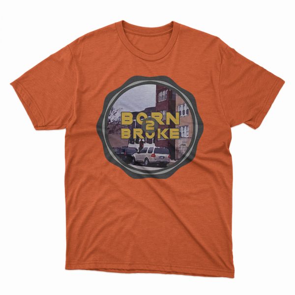 dreadrock - hip hop shirt bornbroke2
