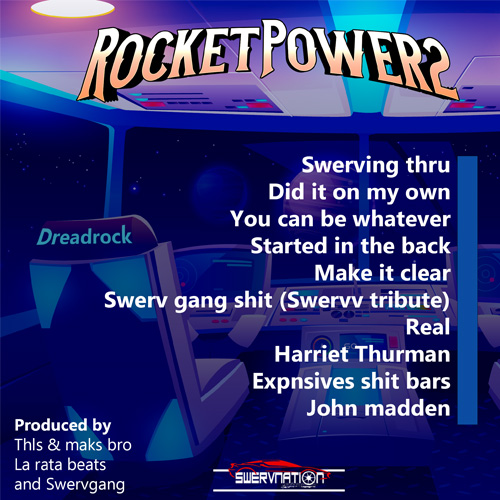 Rocket Power 2 tracklist - Album relesead in 2020 by Chicago rapper Dreadrock