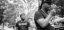 Chicago rappers Dreadrock and Mufasa